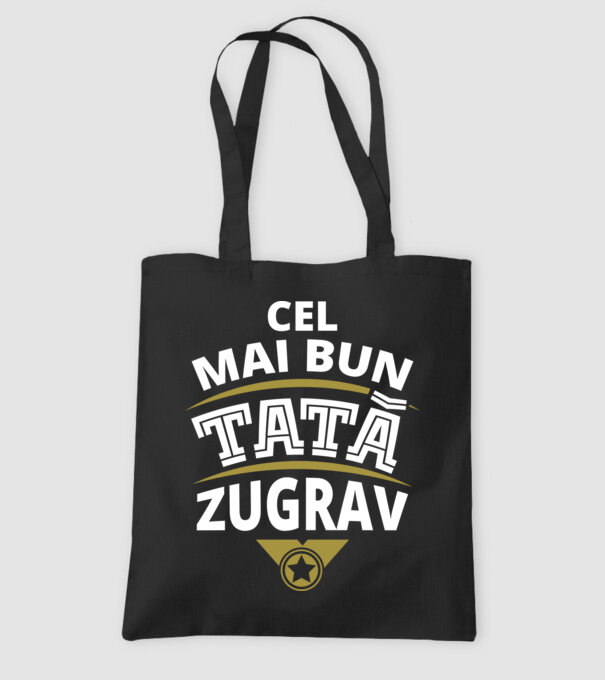 Cel mai bun tată zugrav model negru pe tricou