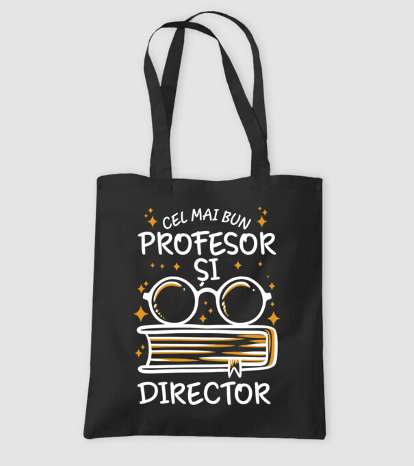 Cel mai profesor director model negru pe tricou