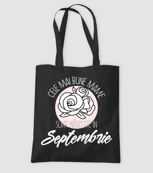 Cele mai bune mame sunt născute Septembrie model negru pe tricou