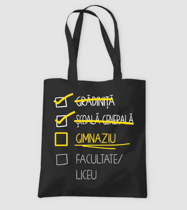 Cheklist educație - Școala primară negru model negru pe tricou