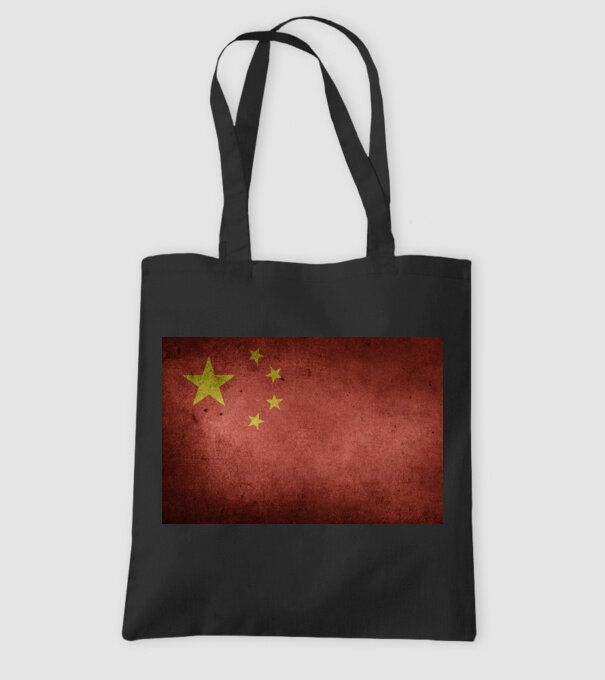 CHINA model negru pe tricou