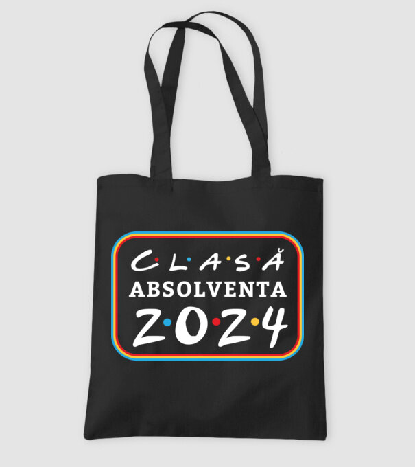 Clasă absolventă friends model negru pe tricou
