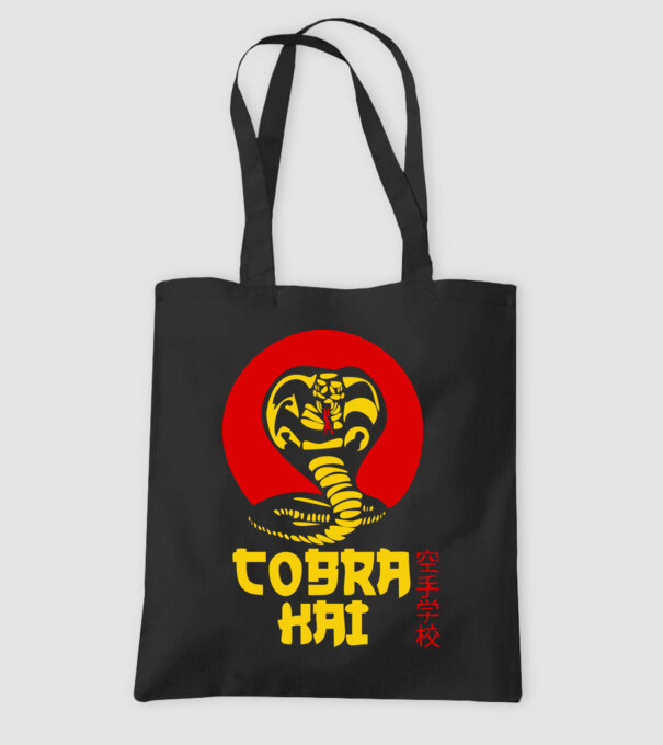 cobra kai japan logo model negru pe tricou