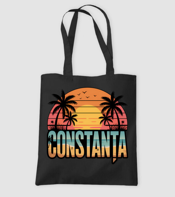 Constanța model negru pe tricou