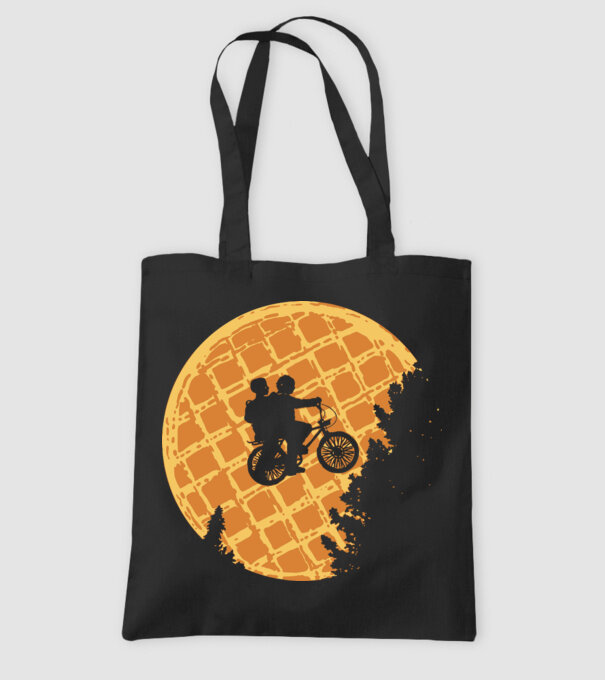 cookie moon stranger things model negru pe tricou