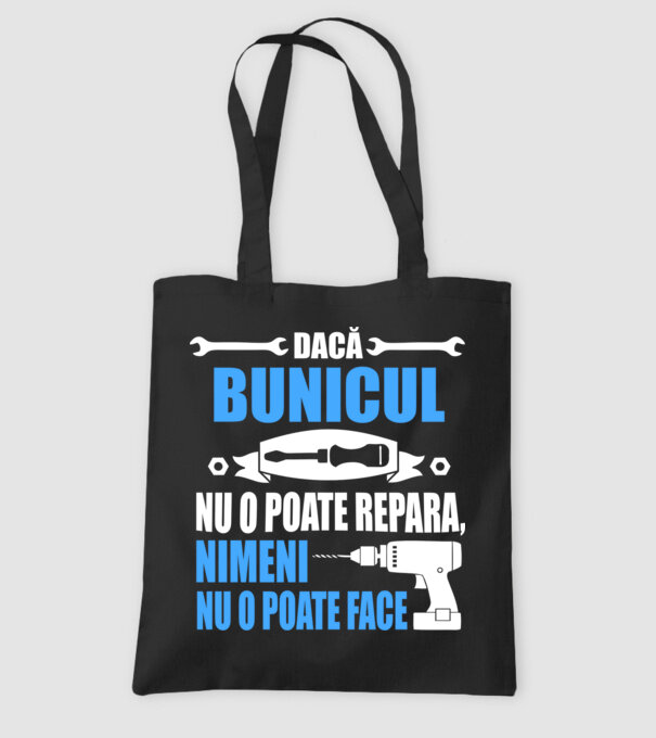 Dacă bunicul nu o poate repara, nimeni nu o poate face model negru pe tricou