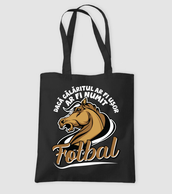 dacă călăritul ar fi ușor ar fi numit fotbal model negru pe tricou