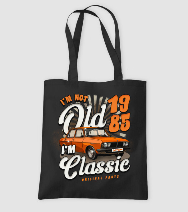 DACIA 1985 model negru pe tricou