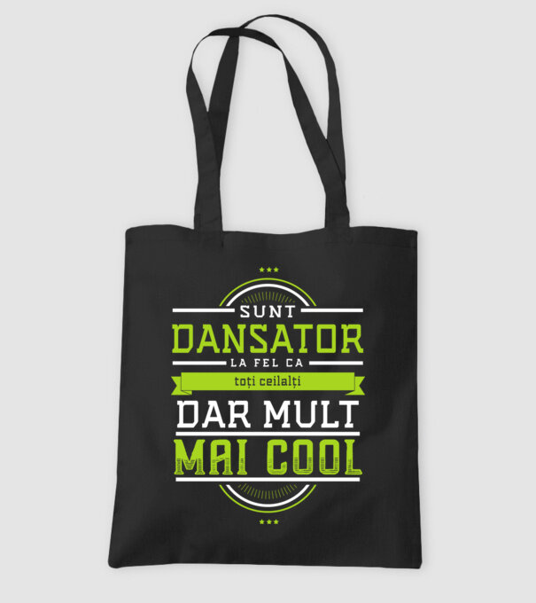 sunt dansator, la fel ca toți ceilalți, dar mult mai cool model negru pe tricou