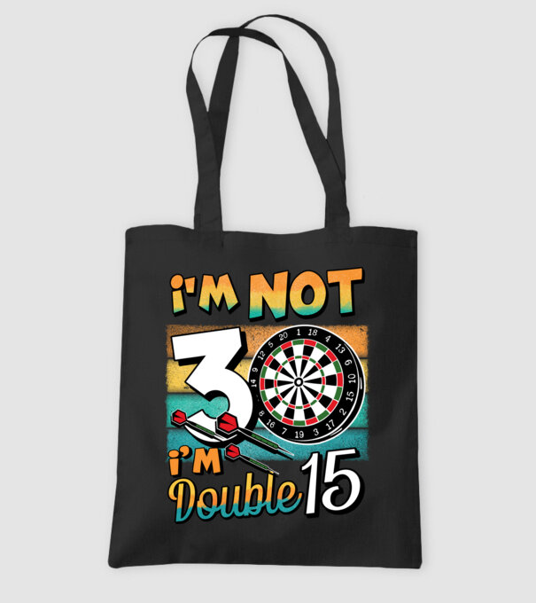 Darts Birthday 30 years old model negru pe tricou