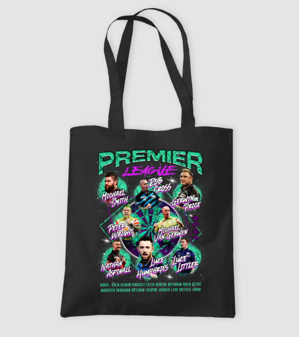 DARTS premier league 2024 model negru pe tricou