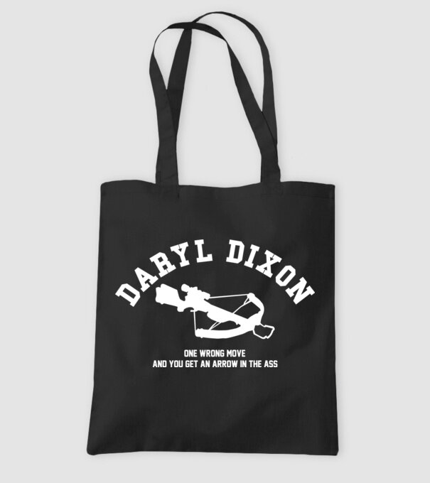 Daryl Dixon model negru pe tricou