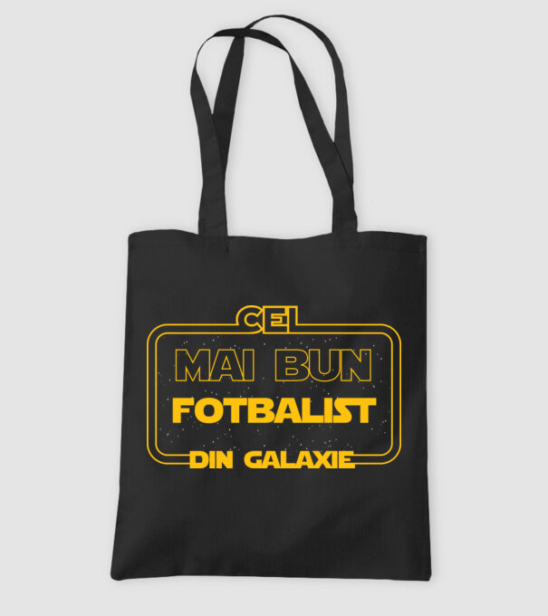 Cel mai bun fotbalist din galaxie model negru pe tricou