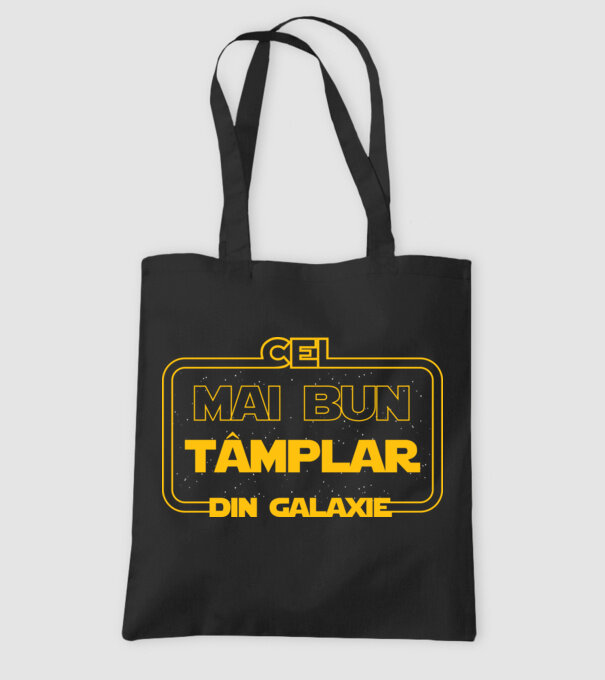 Cel mai bun tâmplar din galaxie model negru pe tricou
