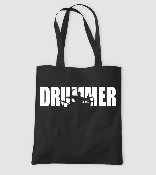 Drummer model negru pe tricou