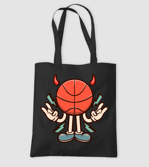 Evil basketball model negru pe tricou