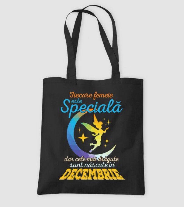 Fiecare femeie este specială, dar cele mai drăguțe sunt născute în decembrie model negru pe tricou