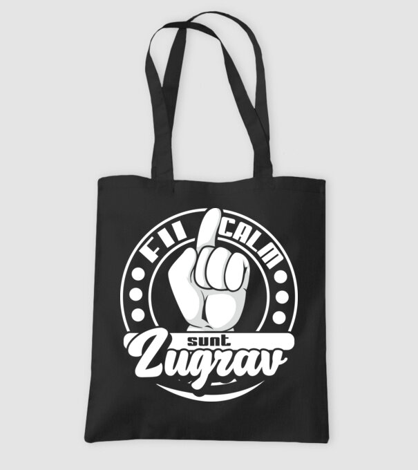 Fii calm... sunt zugrav model negru pe tricou