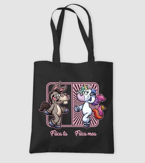 fiica ta - fiica mea model negru pe tricou