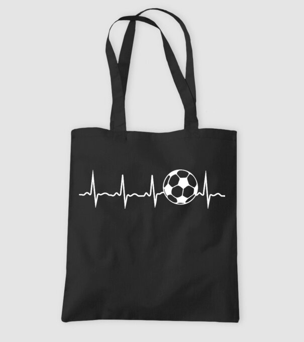 Fotbal heartbeat model negru pe tricou