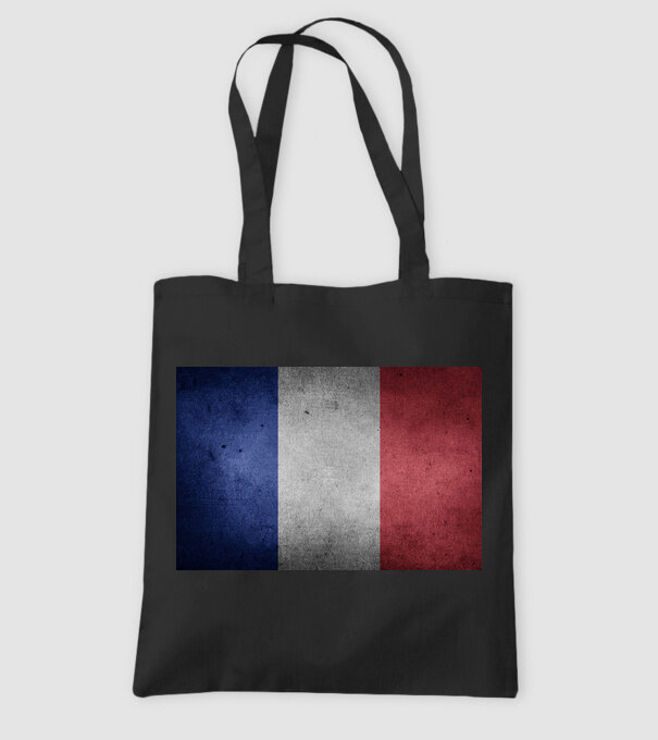 FRANCE model negru pe tricou