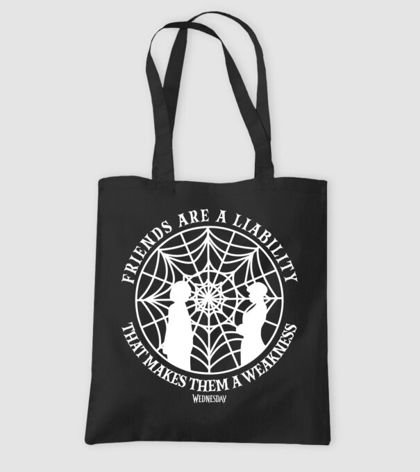  Friends are liability model negru pe tricou