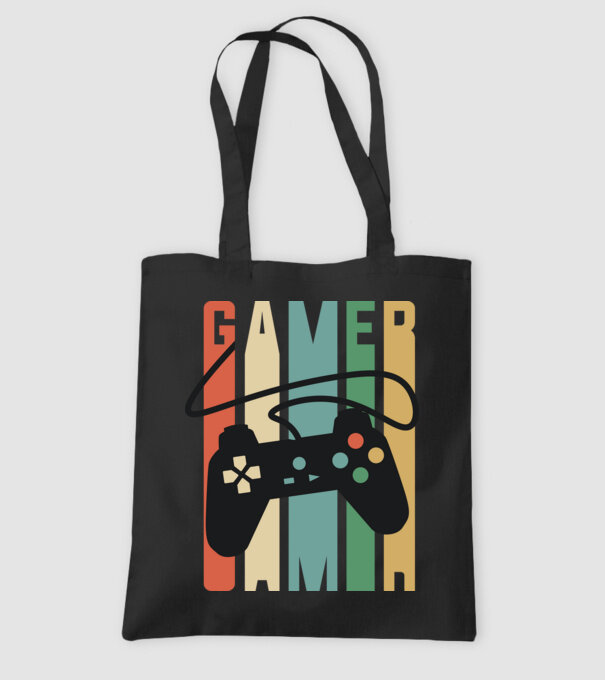 Gamer Controller model negru pe tricou
