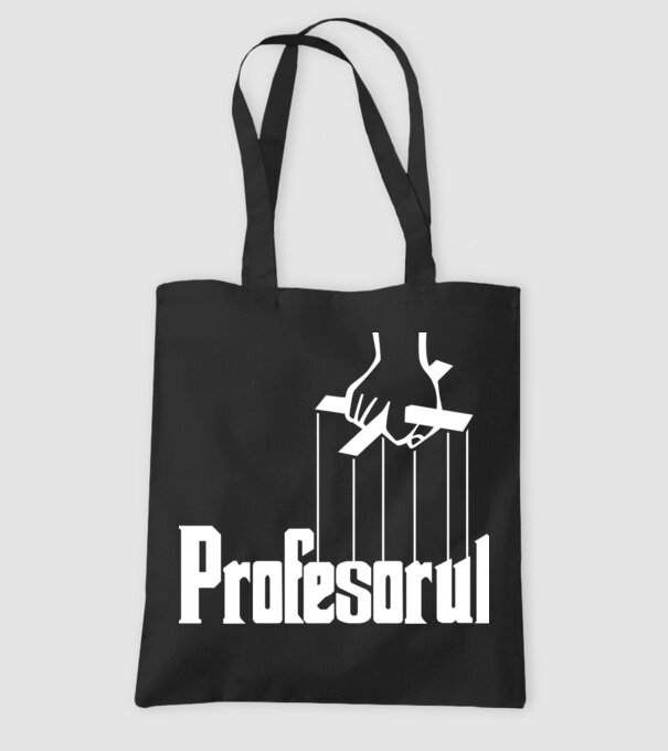 Profesorul model negru pe tricou