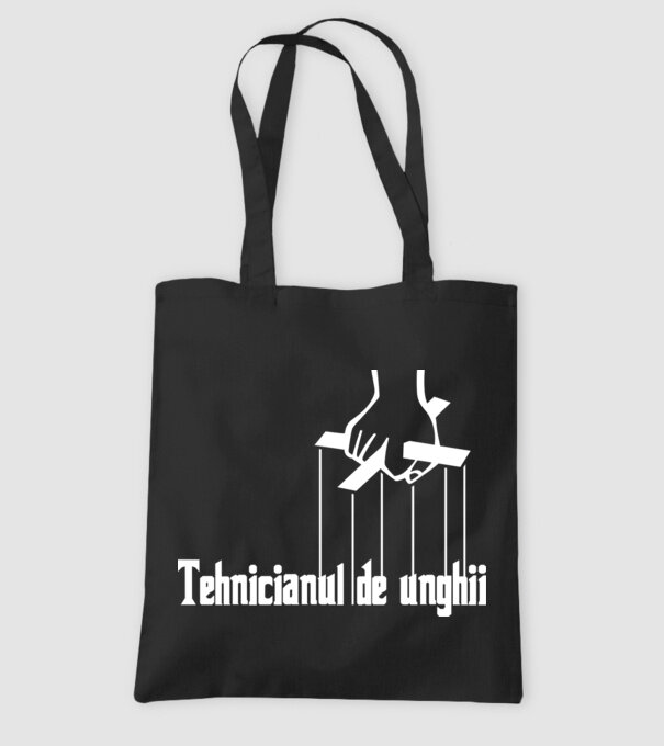 Tehnicianul de unghii model negru pe tricou