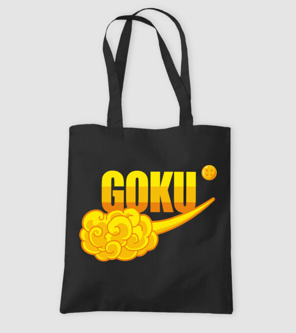 goku cloud model negru pe tricou