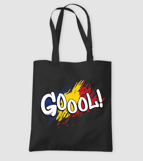 GOOOL model negru pe tricou