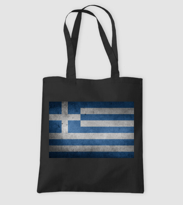 GREECE model negru pe tricou