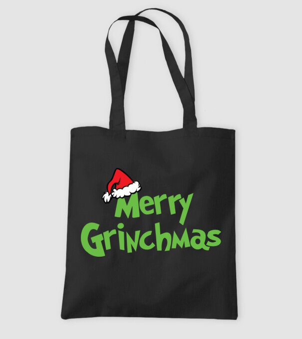 Grinchmas model negru pe tricou