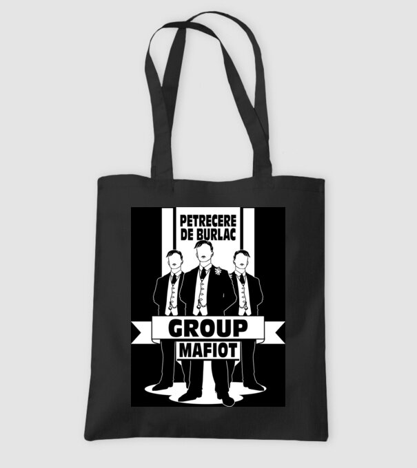 Group Mafiot model negru pe tricou