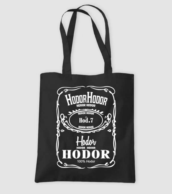 hodor model negru pe tricou