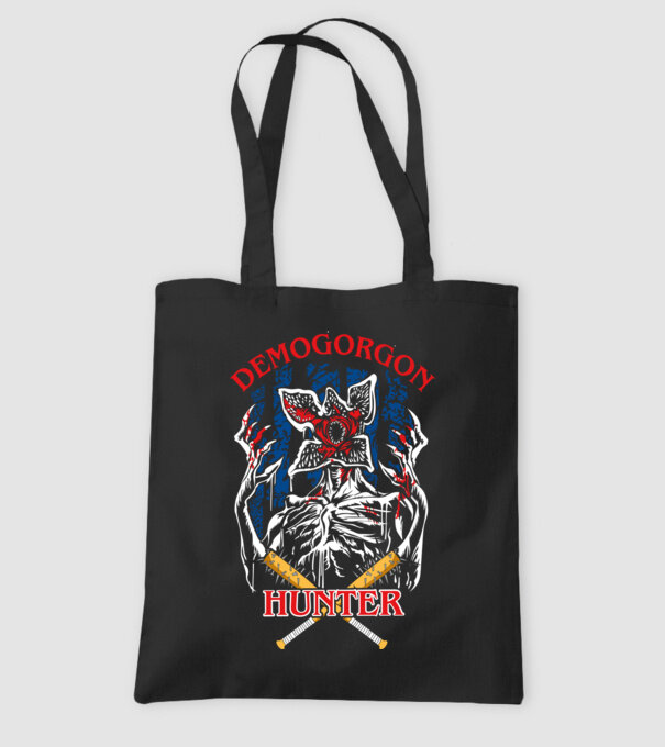 Demogorgon hunter model negru pe tricou