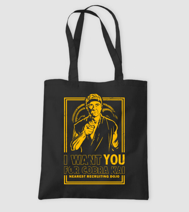 I want you cobra kai model negru pe tricou