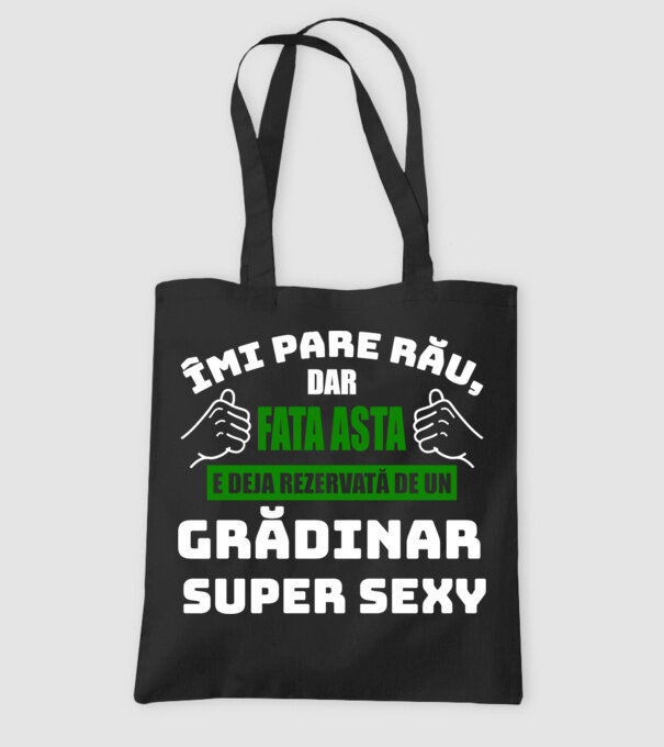 Îmi pare rău, dar fata asta e deja rezervată de un grădinar super sexy model negru pe tricou