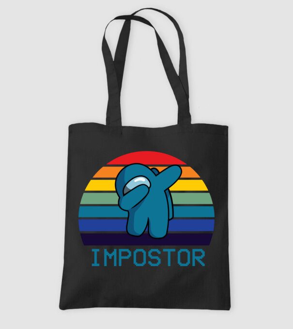 Impostor model negru pe tricou
