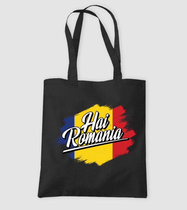 Inscripție cu steag model negru pe tricou