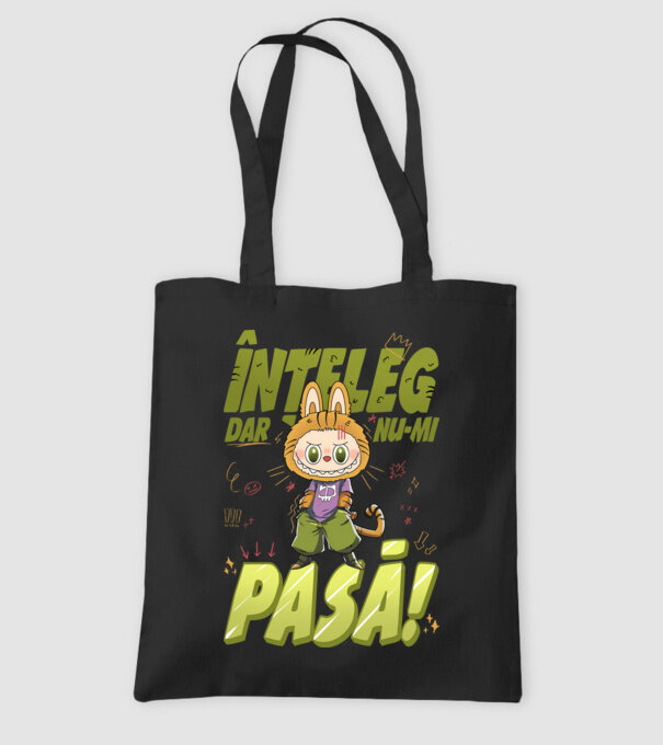 Înțeleg dar nu-mi pasă! model negru pe tricou