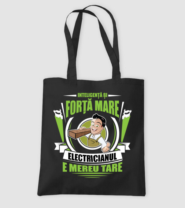 Inteligență și forță mare, tâmplarul e mereu tare model negru pe tricou