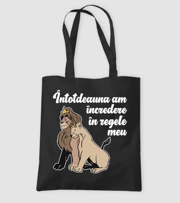 Întotdeauna am încredere în regele meu model negru pe tricou