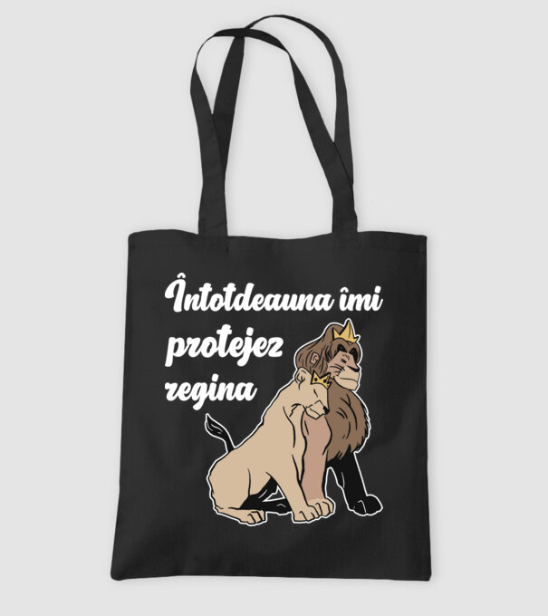 Întotdeauna îmi protejez regina model negru pe tricou