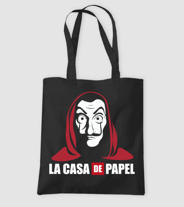 la cas de papel logo model negru pe tricou