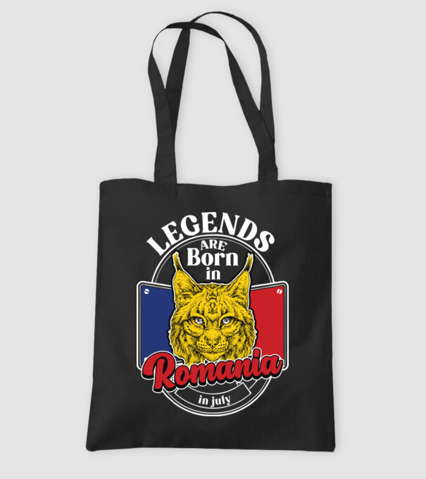 Legends are born in România july model negru pe tricou