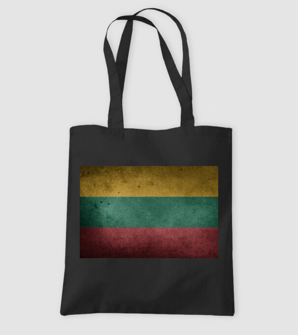 LITHUANIA model negru pe tricou