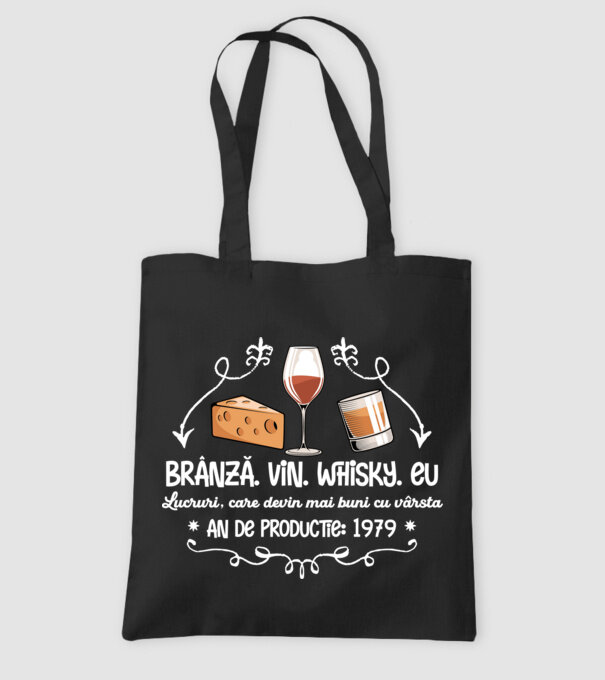 Lucruri, care devin mai buni cu vârsta 1979 45 de ani model negru pe tricou
