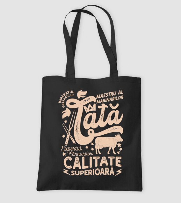 Împăratul grătarului, maestru al marinărilor, expertul cărnurilor - tată - Calitate superioară model negru pe tricou