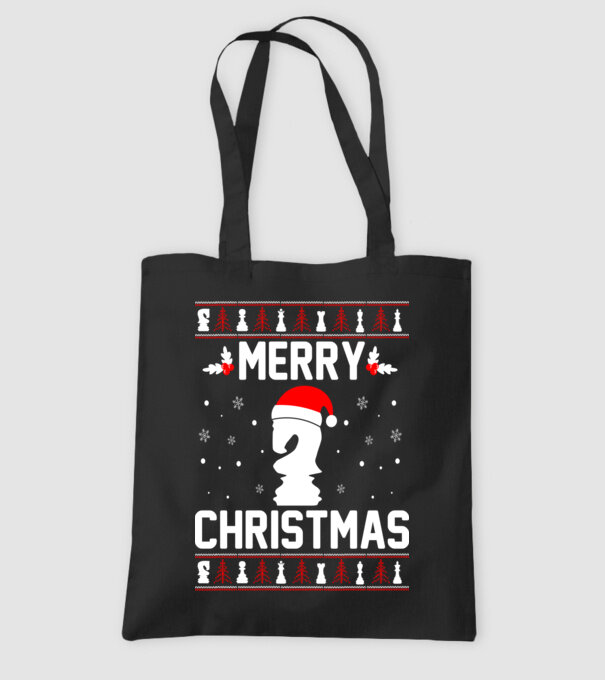 merry chessmass 3 model negru pe tricou